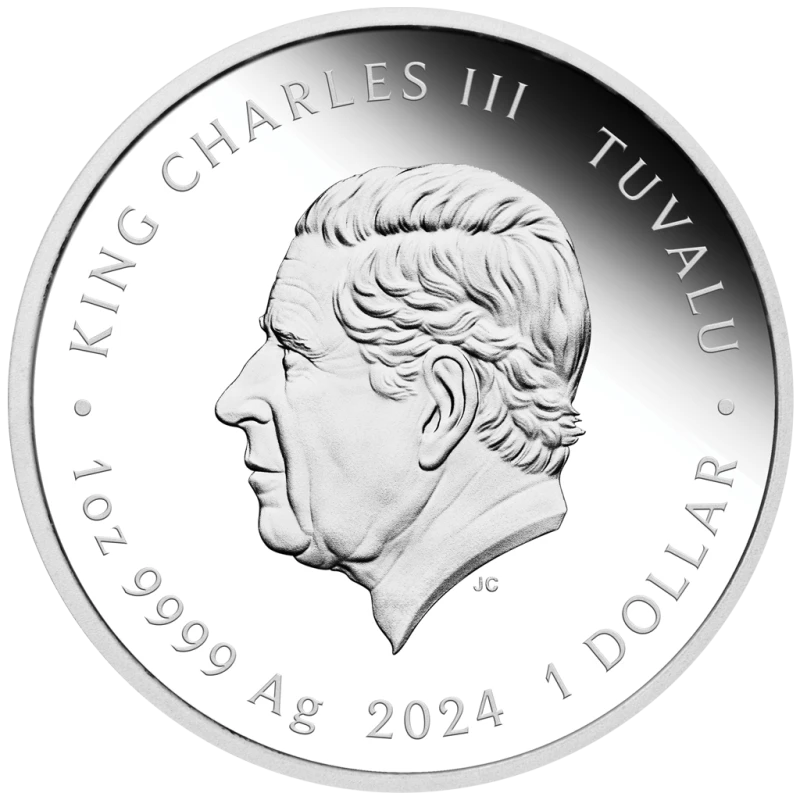 Tuvalu silver coin 