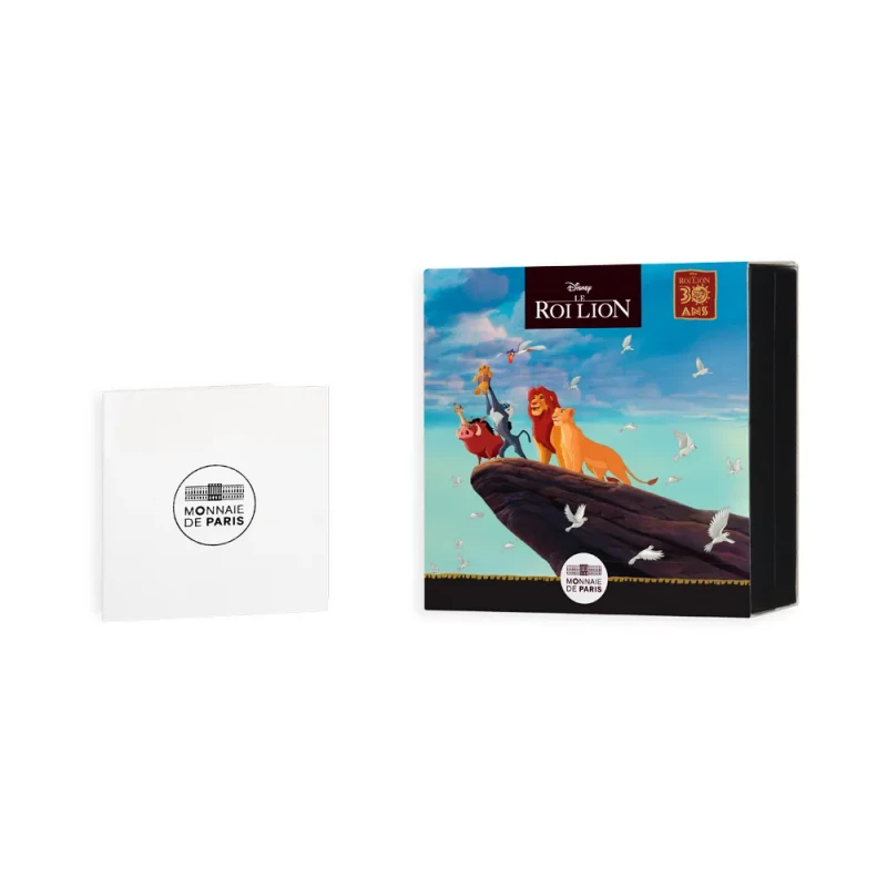 Frankreich Goldmünze Der König der Löwen 2024 polierte Platte 1 Unze Sammlermünzen