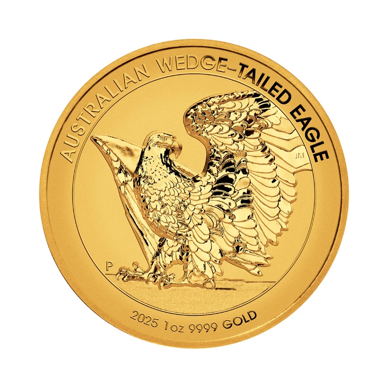 Auatralien: Goldmünze Wedge-tailed Eagle 2025 (polierte Platte, Hochrelief), 1 Unze (0,9999) Sammlermünzen
