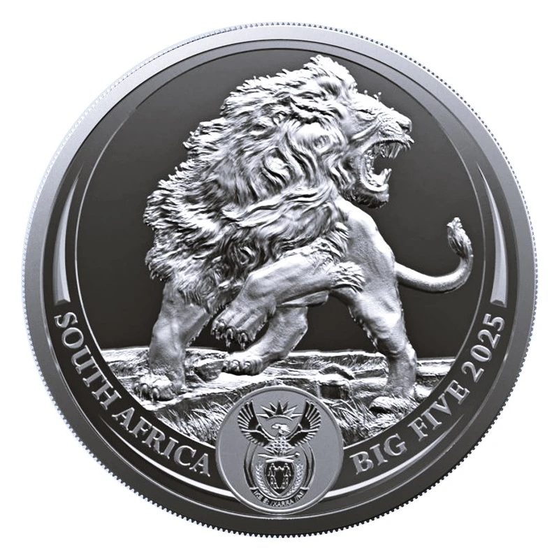 Südafrika: Silbermünze Lion 2025 1 oz Sammlermünzen