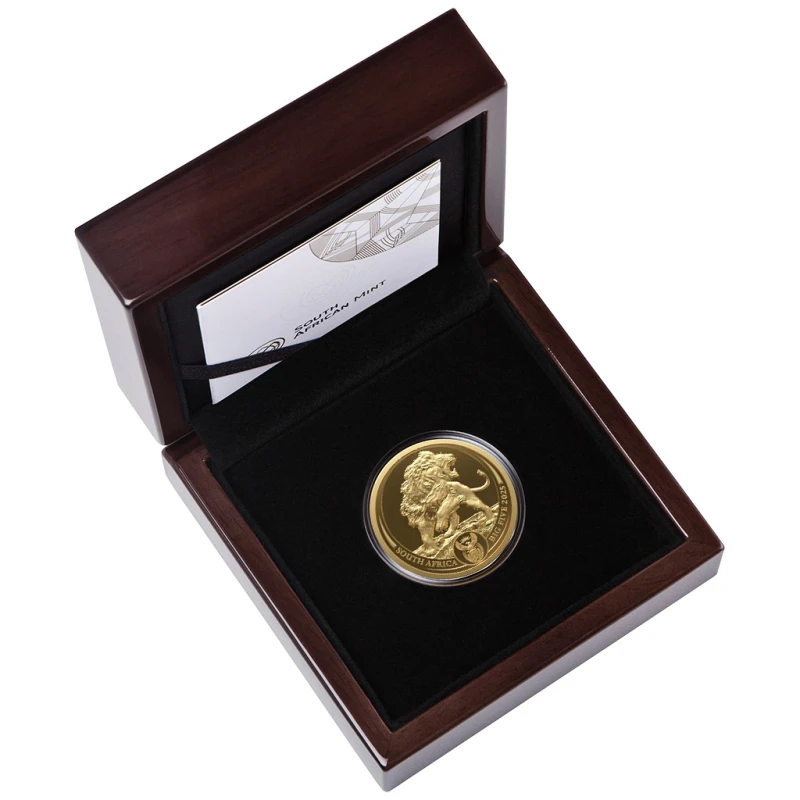 Südafrika: Goldmünze Lion 2025 Proof 1 oz Sammlermünzen