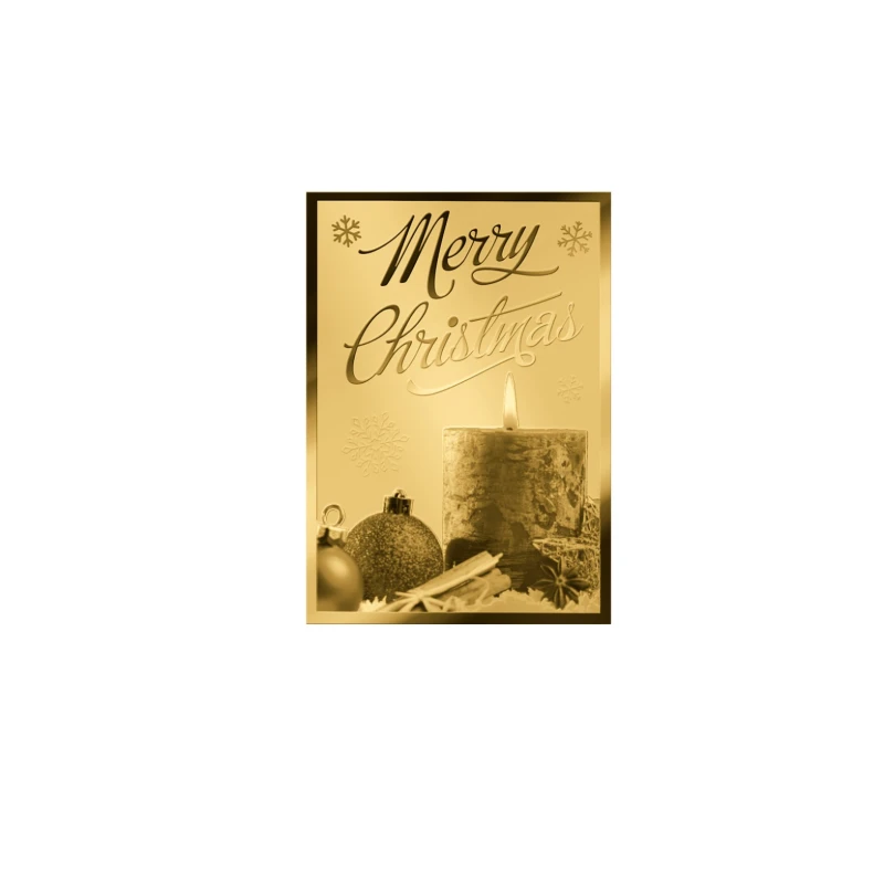 Chad: Goldmünze Merry Christmas Candle 1/1000 oz Sammlermünzen