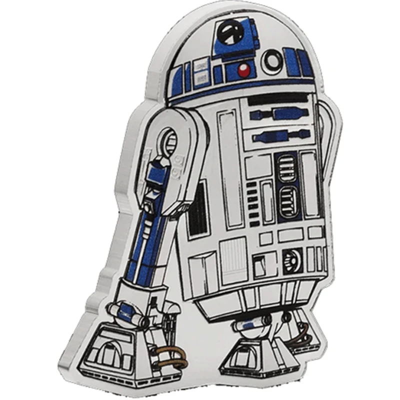Niue: silver coin R2-D2 2025 Proof colorized 1 oz Collectible coins