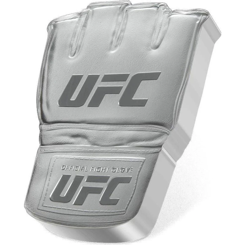 Niue: Silbermünze UFC Glove 2024 polierte Platte 3 oz Sammlermünzen