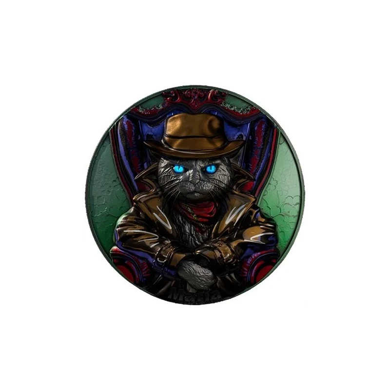 Kamerun: Silbermünze Meow Mafia 2025 2 oz Sammlermünzen