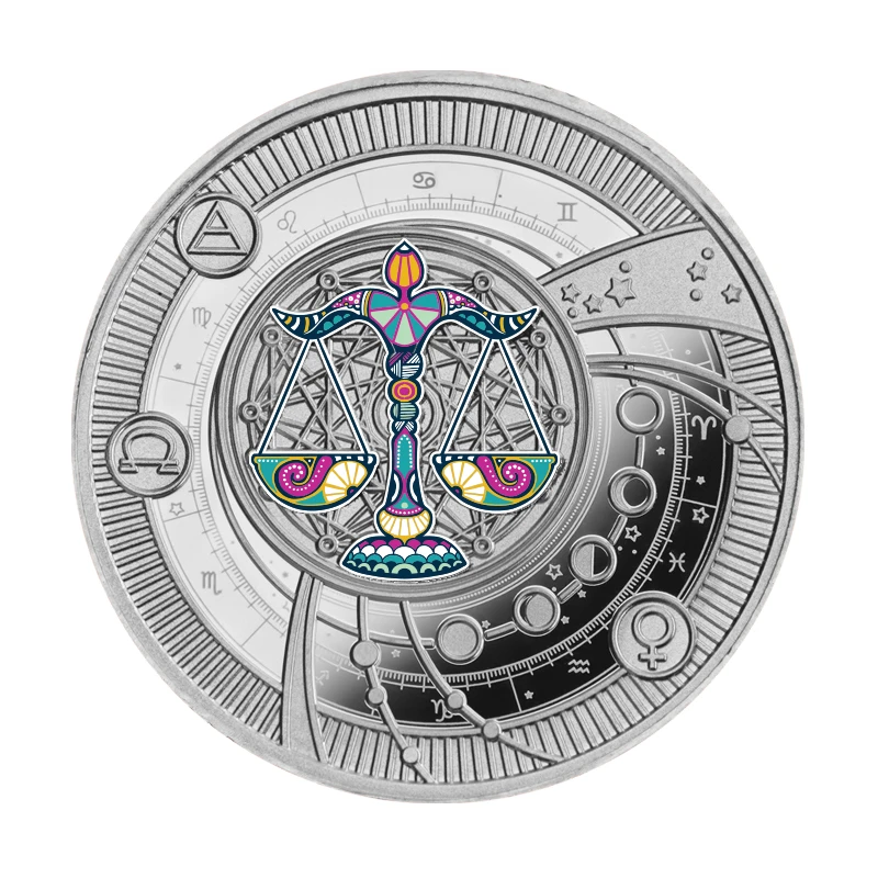 Kamerun: Silbermünze Waage 2025 Polierte Platte koloriert 10 g Sammlermünzen