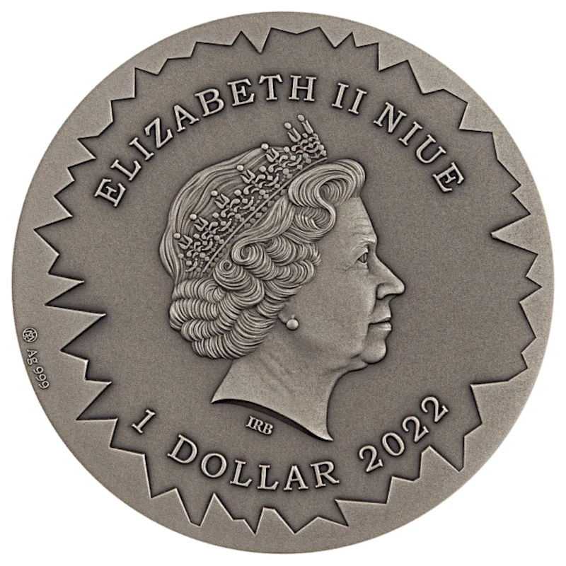 Niue: Silbermünze Die Schneekönigin 2022 koloriert 1 oz Sammlermünzen