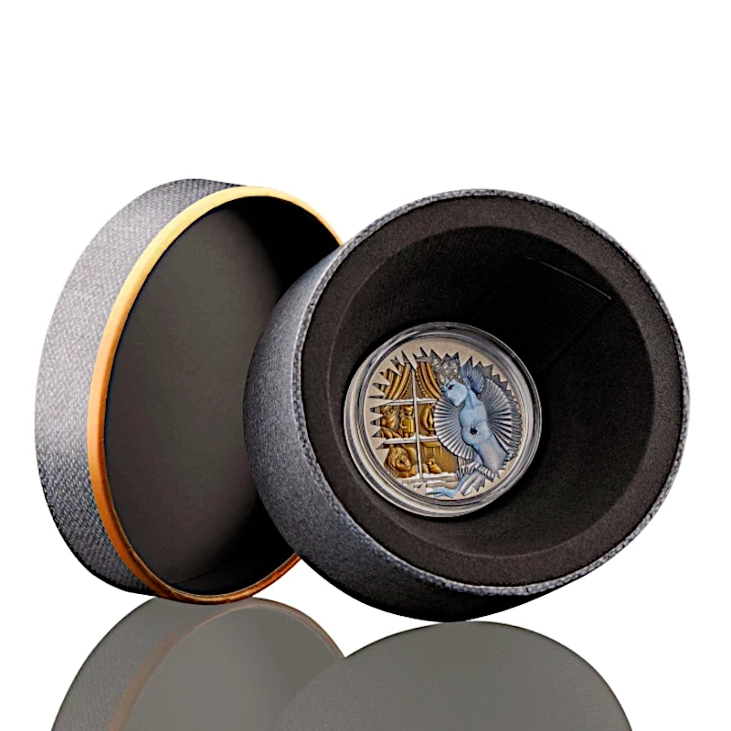 Niue: Silbermünze Die Schneekönigin 2022 koloriert 1 oz Sammlermünzen