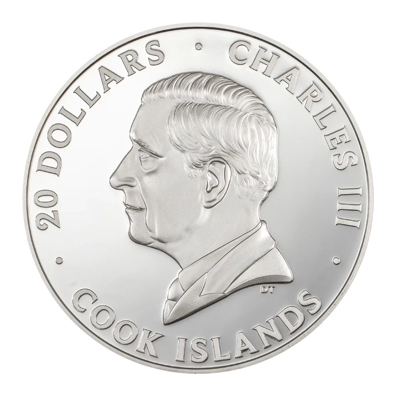 Cookinseln: Silbermünze Bald Eagle 2024 polierte Platte 3 oz Sammlermünzen