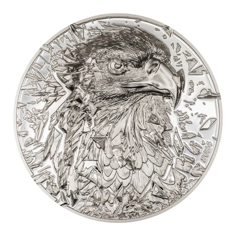 Cookinseln: Silbermünze Bald Eagle 2024 polierte Platte 3 oz Sammlermünzen