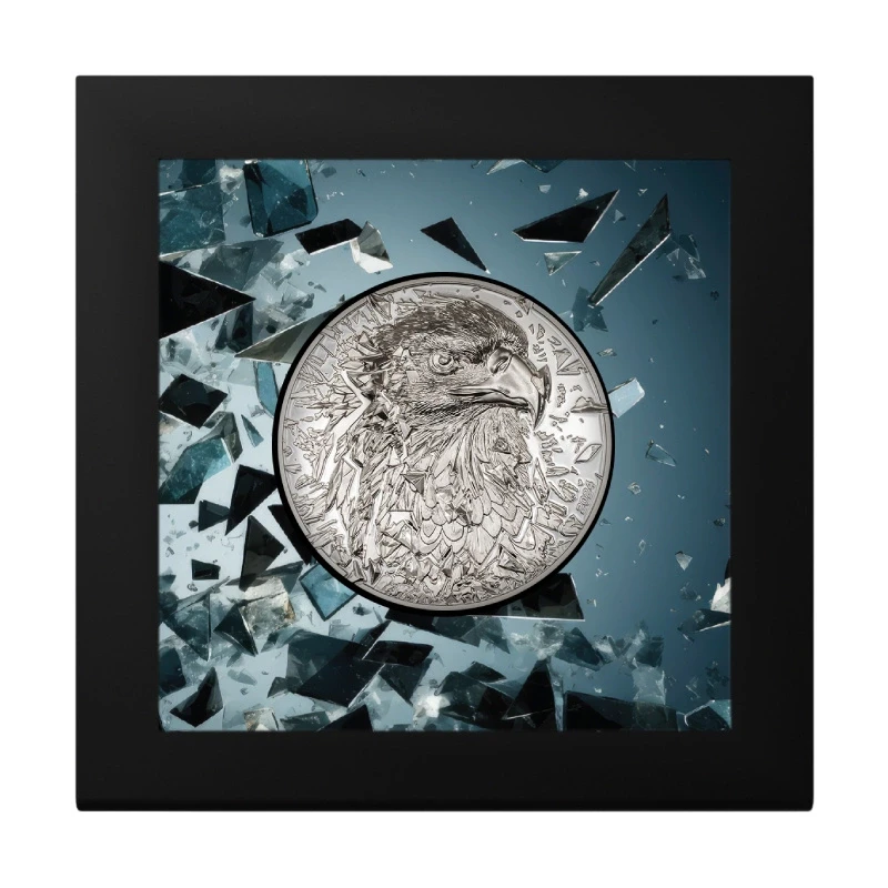 Cookinseln: Silbermünze Bald Eagle 2024 polierte Platte 3 oz Sammlermünzen