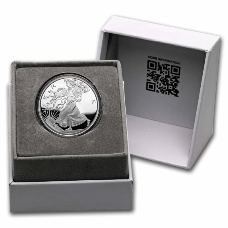 Silbermünze der Vereinigten Krypto-Staaten Liberty of Ukraine 2024 Feinunze 1 oz Sammlermünzen