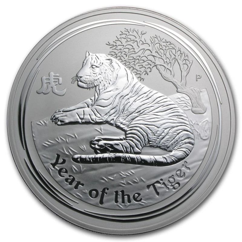 Australia Silver Coin Lunar II Year of the Tiger 2010 1000 g Investment coins