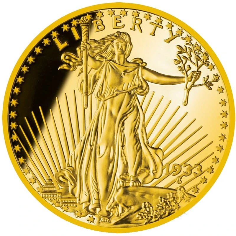 Tschad Goldmünze Double Eagle Liberty 2024 1/1000 Feinunze Sammlermünzen