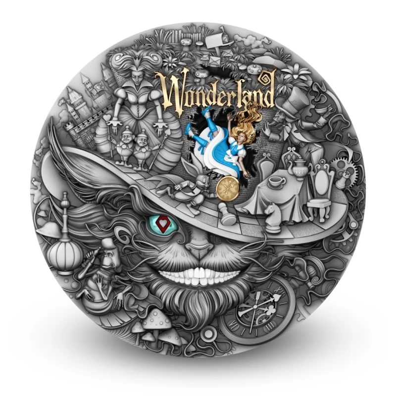 Niue Silbermünze Wonderland 2026 2 oz Sammlermünzen