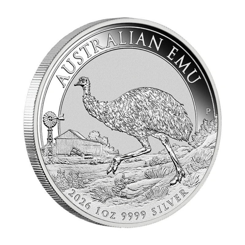 Australien Silbermünze Emu 2026 1 oz Anlagemünzen