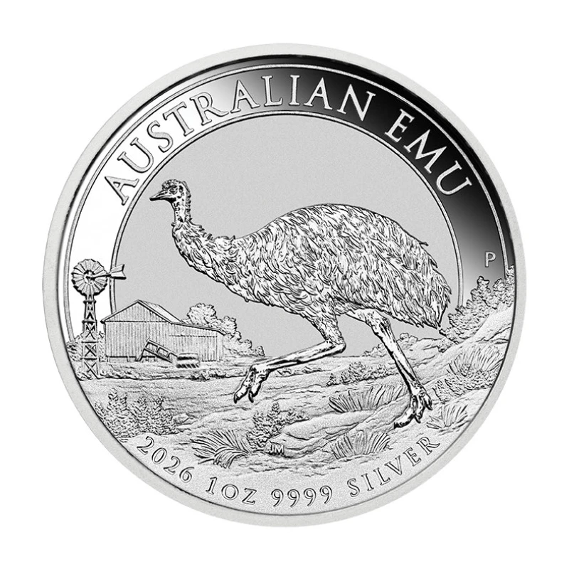 Australien Silbermünze Emu 2026 1 oz Anlagemünzen
