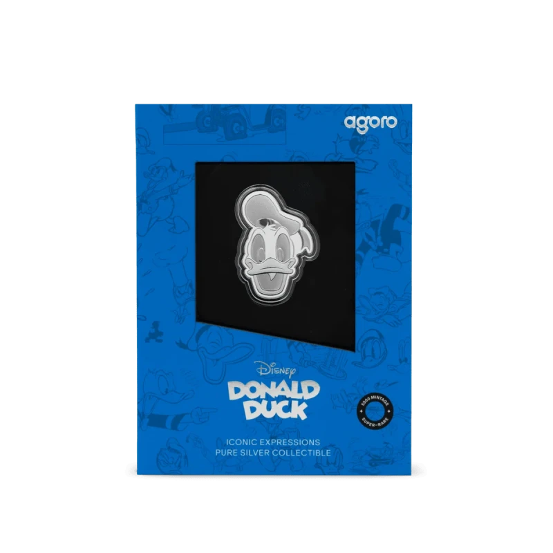 Niue Silbermünze Disney Donald Duck 2026 polierte Platte 1/2 oz Sammlermünzen