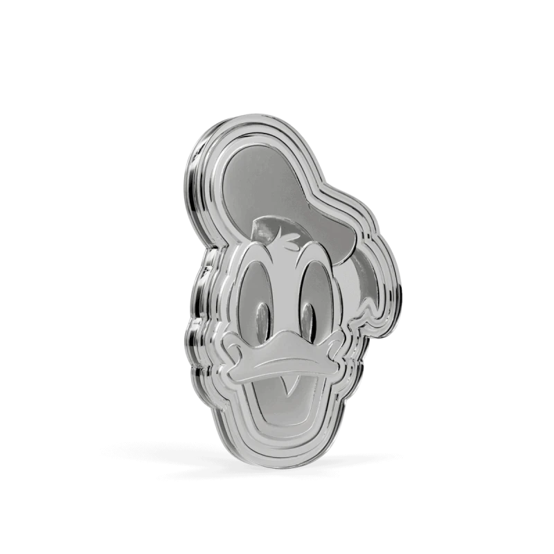 Niue Silbermünze Disney Donald Duck 2026 polierte Platte 1/2 oz Sammlermünzen