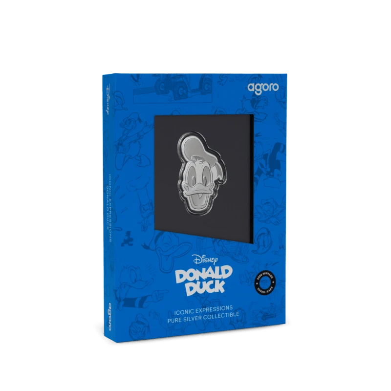 Niue Silbermünze Disney Donald Duck 2026 polierte Platte 1/2 oz Sammlermünzen