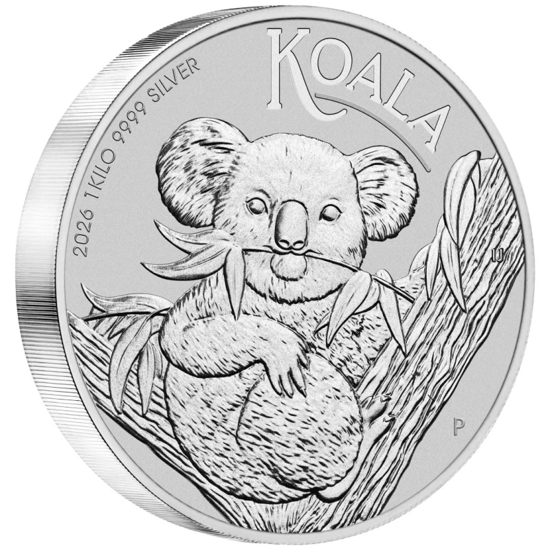 Australien Silbermünze Koala 2026 1000 g Anlagemünzen