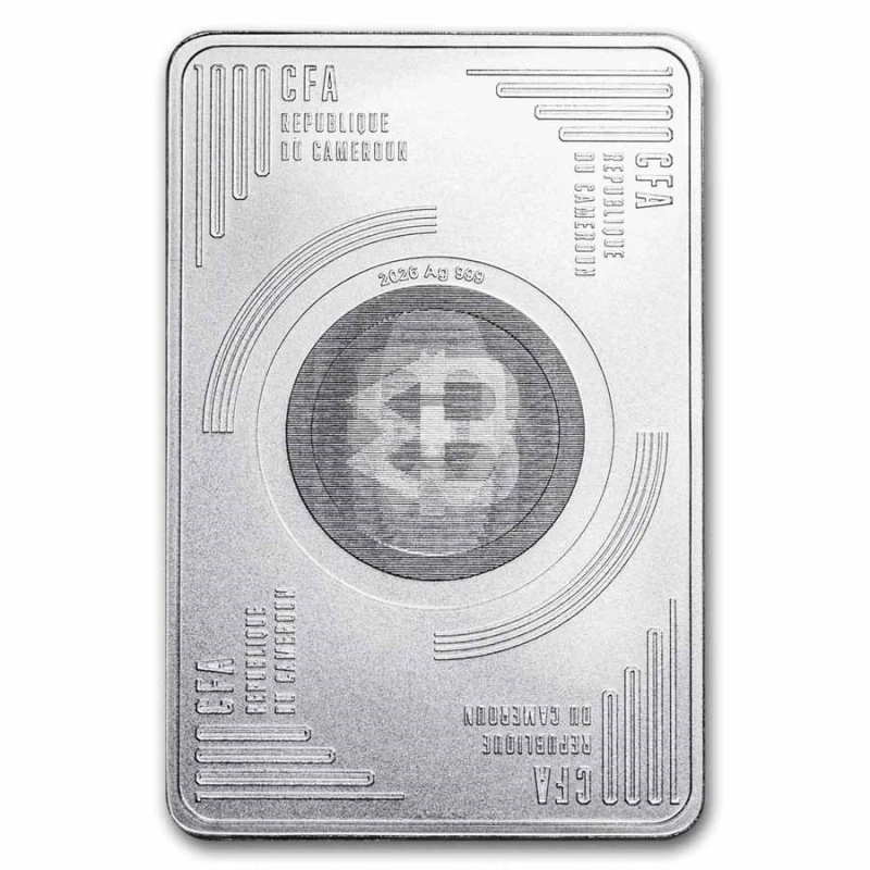 Kamerun Silbermünze Atlas Maior 2026 polierte Platte 1 oz Sammlermünzen