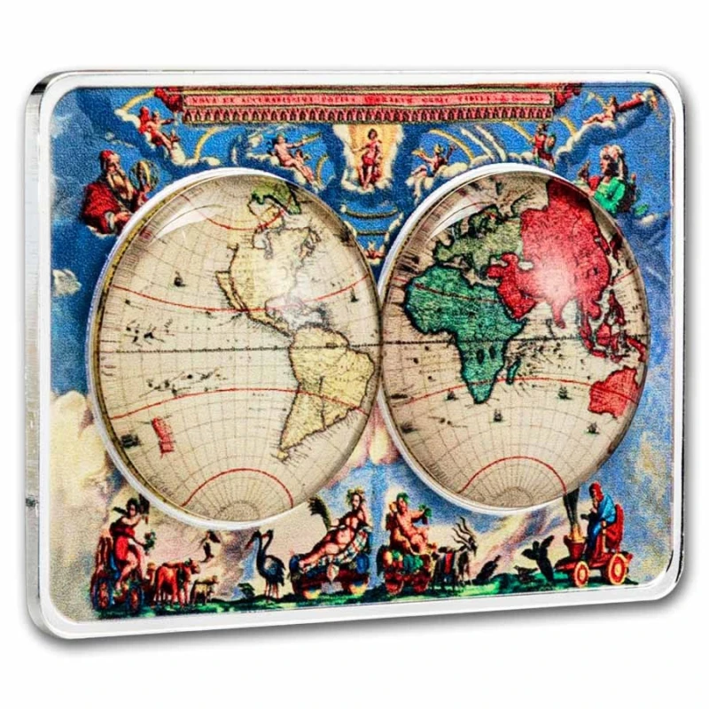 Kamerun Silbermünze Atlas Maior 2026 polierte Platte 1 oz Sammlermünzen