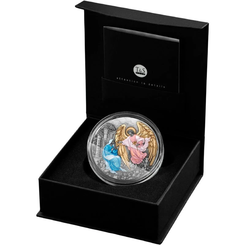 Niue Silver Coin Archangel Gabriel 2025 Gilded 2 oz Collectible coins