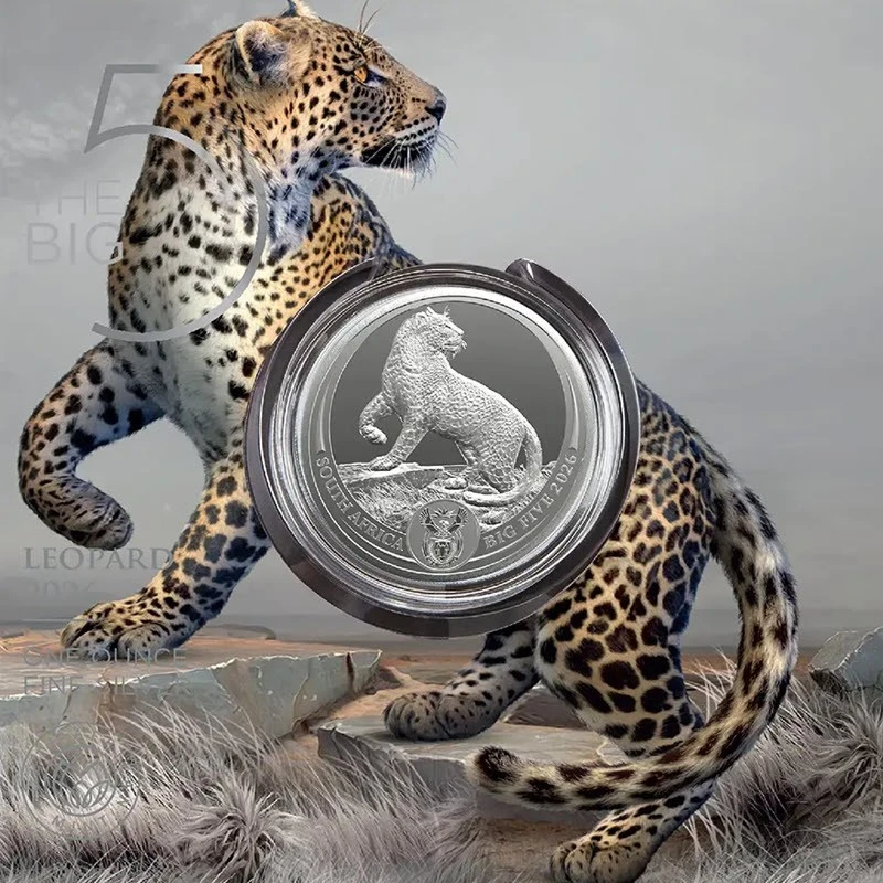 Südafrika Silbermünze Leopard 2026 1 oz Sammlermünzen