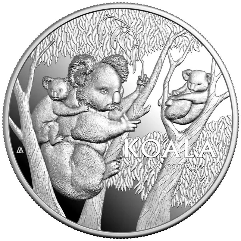 Australien Silbermünze Koala 2026 RAM polierte Platte 1 oz Sammlermünzen
